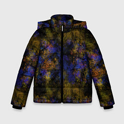 Куртка зимняя для мальчика Набрызг краски, цвет: 3D-светло-серый