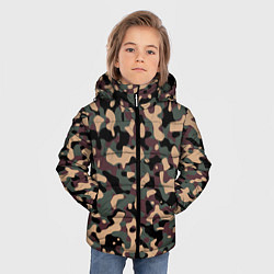 Куртка зимняя для мальчика Камуфляж Woodland, цвет: 3D-светло-серый — фото 2