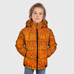 Куртка зимняя для мальчика Паучье логово, цвет: 3D-черный — фото 2