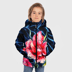 Куртка зимняя для мальчика Пион, цвет: 3D-черный — фото 2