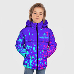 Куртка зимняя для мальчика Warframe art, цвет: 3D-светло-серый — фото 2
