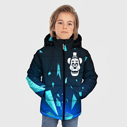 Куртка зимняя для мальчика FNAF взрыв частиц, цвет: 3D-черный — фото 2