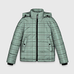 Куртка зимняя для мальчика Абстракция Бледная геометрия Полосы, цвет: 3D-черный