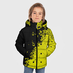 Куртка зимняя для мальчика Black & Yellow, цвет: 3D-красный — фото 2