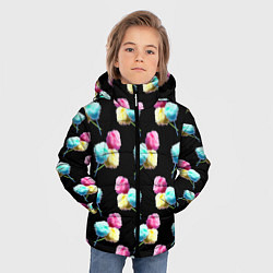 Куртка зимняя для мальчика Сладкая вата, цвет: 3D-черный — фото 2