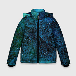 Куртка зимняя для мальчика Мета вселенная, цвет: 3D-светло-серый