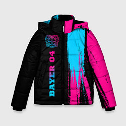 Зимняя куртка для мальчика Bayer 04 - neon gradient: по-вертикали
