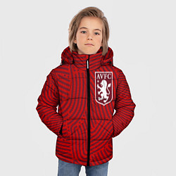Куртка зимняя для мальчика Aston Villa отпечатки, цвет: 3D-красный — фото 2