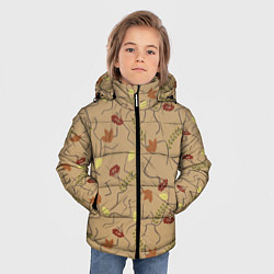 Куртка зимняя для мальчика Ранняя осень, цвет: 3D-светло-серый — фото 2
