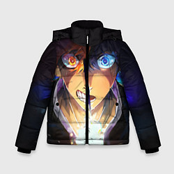 Куртка зимняя для мальчика Blue Lock anime, цвет: 3D-черный