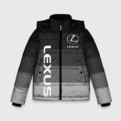 Куртка зимняя для мальчика Lexus серый градиент, цвет: 3D-черный