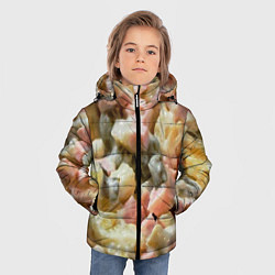 Куртка зимняя для мальчика Салат оливье, цвет: 3D-черный — фото 2