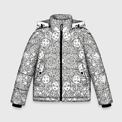 Куртка зимняя для мальчика Хоровод, цвет: 3D-черный