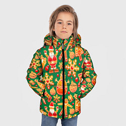 Куртка зимняя для мальчика Christmas decorations with gifts, цвет: 3D-светло-серый — фото 2