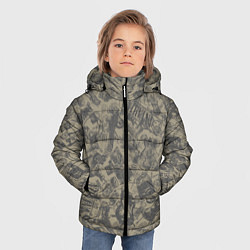 Куртка зимняя для мальчика Nirvana style, цвет: 3D-светло-серый — фото 2