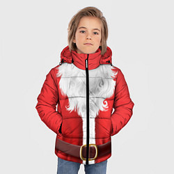 Куртка зимняя для мальчика Костюм Санты Клауса, цвет: 3D-красный — фото 2