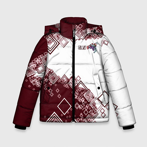 Зимняя куртка для мальчика Горы зовут Сноуборд / 3D-Красный – фото 1