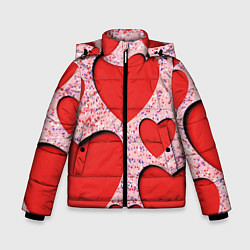 Куртка зимняя для мальчика Для любимых, цвет: 3D-красный