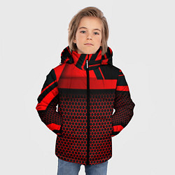 Куртка зимняя для мальчика Стиль cyberpunk из игры, цвет: 3D-черный — фото 2