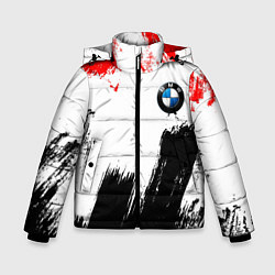 Куртка зимняя для мальчика BMW art, цвет: 3D-светло-серый