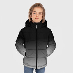 Куртка зимняя для мальчика От черного к белому, цвет: 3D-красный — фото 2