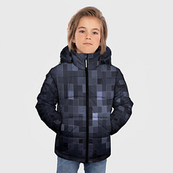 Куртка зимняя для мальчика Minecraft block time, цвет: 3D-черный — фото 2