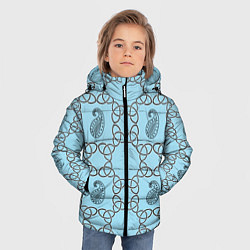 Куртка зимняя для мальчика Восточный огурец, цвет: 3D-красный — фото 2