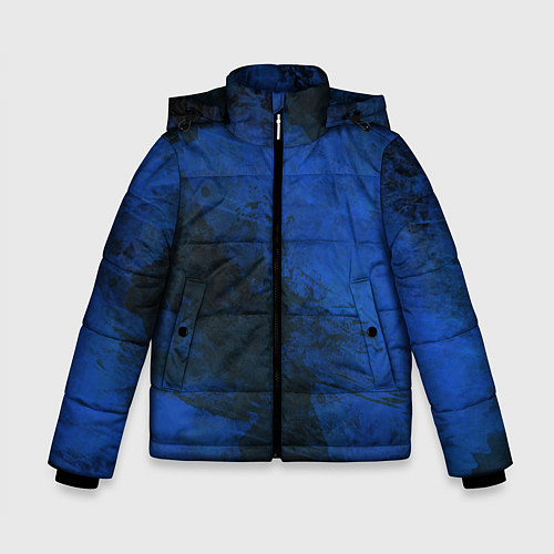 Зимняя куртка для мальчика Синий дым / 3D-Красный – фото 1