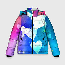 Куртка зимняя для мальчика Dreamy Hearts Multicolor, цвет: 3D-светло-серый