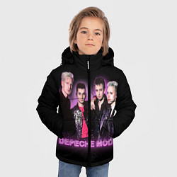Куртка зимняя для мальчика 80s Depeche Mode neon, цвет: 3D-светло-серый — фото 2