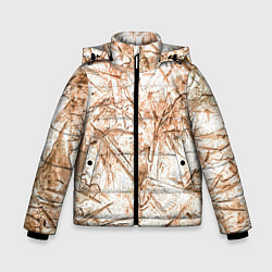 Куртка зимняя для мальчика Резкие контуры, цвет: 3D-светло-серый