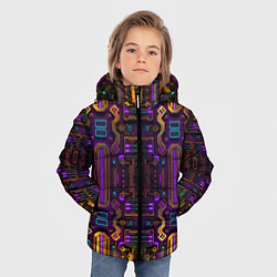 Куртка зимняя для мальчика Нейроарт 2077, цвет: 3D-светло-серый — фото 2