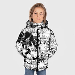 Куртка зимняя для мальчика Кацуки Бакуго - Моя геройская академия, цвет: 3D-светло-серый — фото 2