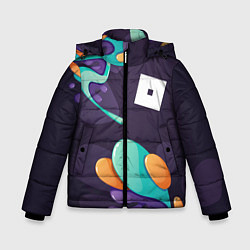 Куртка зимняя для мальчика Roblox graffity splash, цвет: 3D-черный