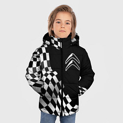 Куртка зимняя для мальчика Citroen racing flag, цвет: 3D-черный — фото 2