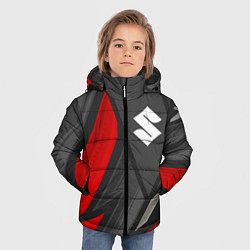 Куртка зимняя для мальчика Suzuki sports racing, цвет: 3D-черный — фото 2