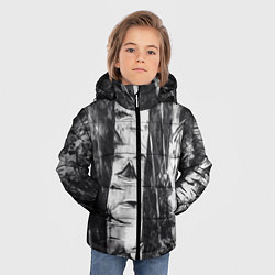 Куртка зимняя для мальчика Березки, цвет: 3D-светло-серый — фото 2