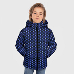 Куртка зимняя для мальчика Ясна3 - Цветок жизни мал, цвет: 3D-светло-серый — фото 2