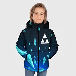 Куртка зимняя для мальчика Zelda взрыв частиц, цвет: 3D-черный — фото 2