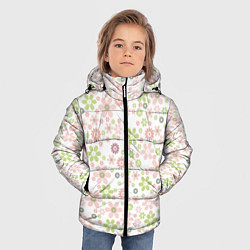 Куртка зимняя для мальчика Ромашечки, цвет: 3D-светло-серый — фото 2