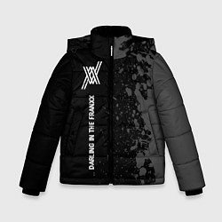 Куртка зимняя для мальчика Darling in the FranXX glitch на темном фоне: по-ве, цвет: 3D-черный