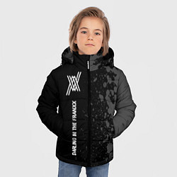 Куртка зимняя для мальчика Darling in the FranXX glitch на темном фоне: по-ве, цвет: 3D-черный — фото 2