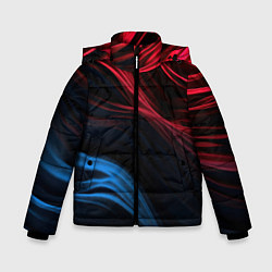 Зимняя куртка для мальчика Blue red black