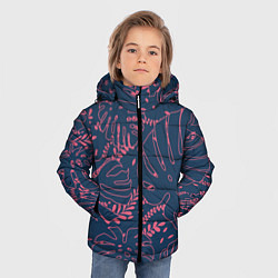 Куртка зимняя для мальчика Монстера, цвет: 3D-красный — фото 2