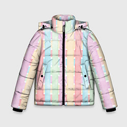 Куртка зимняя для мальчика Color lines, цвет: 3D-черный