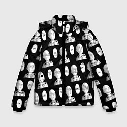 Куртка зимняя для мальчика Saitama - ok pattern, цвет: 3D-светло-серый