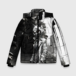Зимняя куртка для мальчика Кибернетический кицунэ