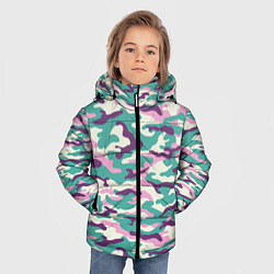 Куртка зимняя для мальчика Камуфляж модный, цвет: 3D-светло-серый — фото 2