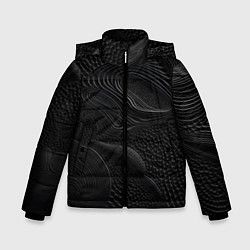 Зимняя куртка для мальчика Black texture