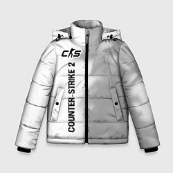 Зимняя куртка для мальчика Counter-Strike 2 glitch на светлом фоне: по-вертик